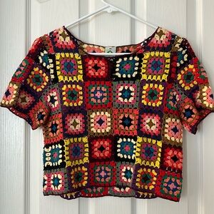 Farm Rio Crochet top